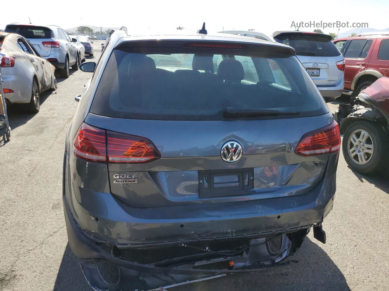 2019 Volkswagen Golf Alltrack S Blue vin: 3VWH17AU2KM506050