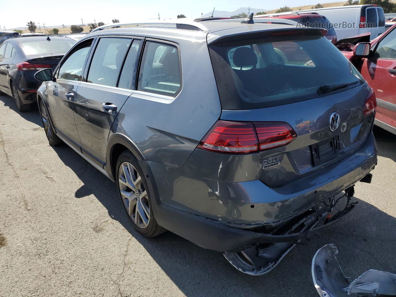 2019 Volkswagen Golf Alltrack S Blue vin: 3VWH17AU2KM506050