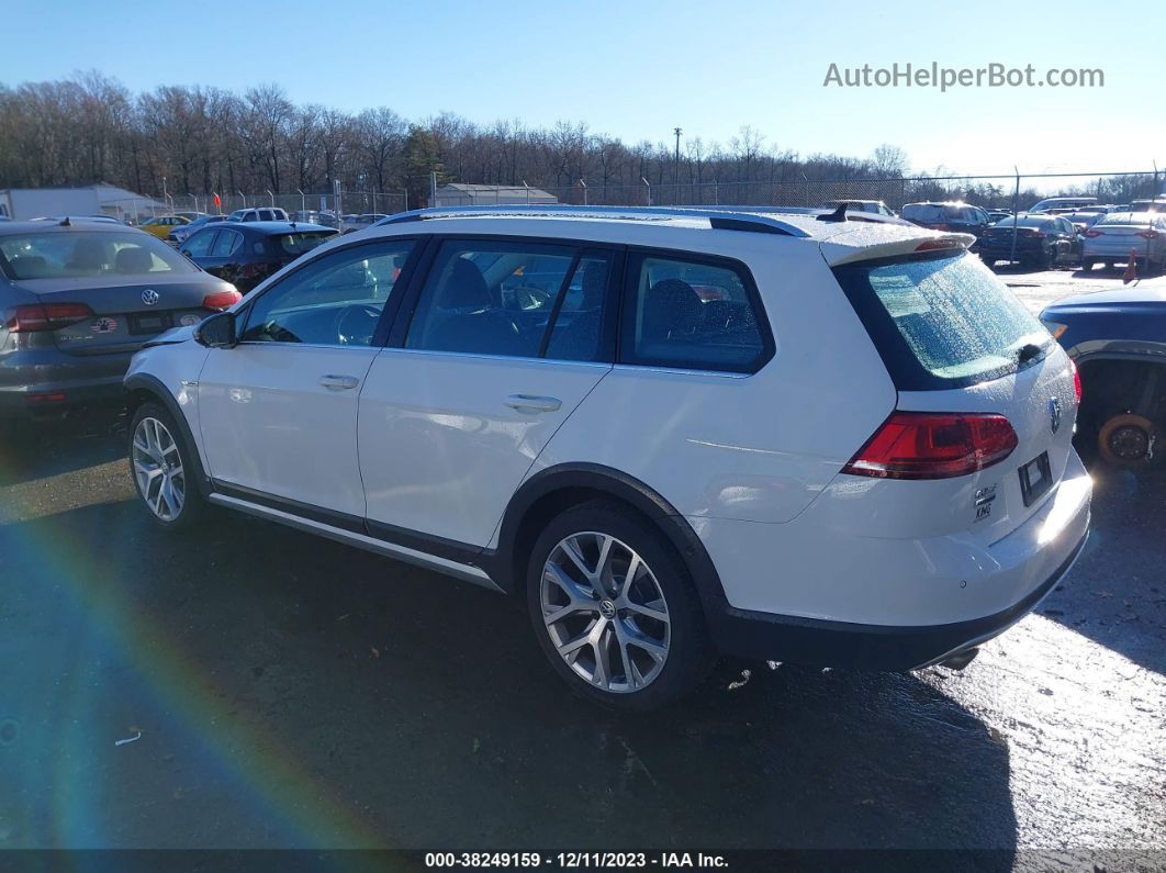 2017 Volkswagen Golf Alltrack Tsi Sel White vin: 3VWH17AU3HM506650