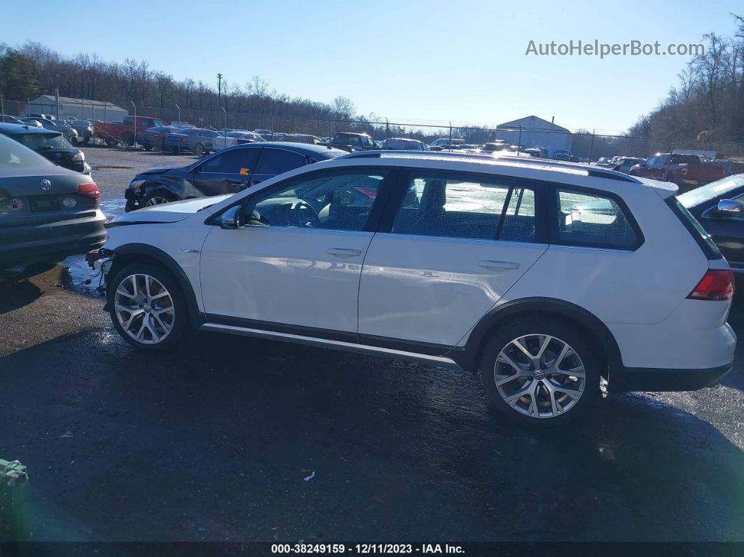 2017 Volkswagen Golf Alltrack Tsi Sel White vin: 3VWH17AU3HM506650