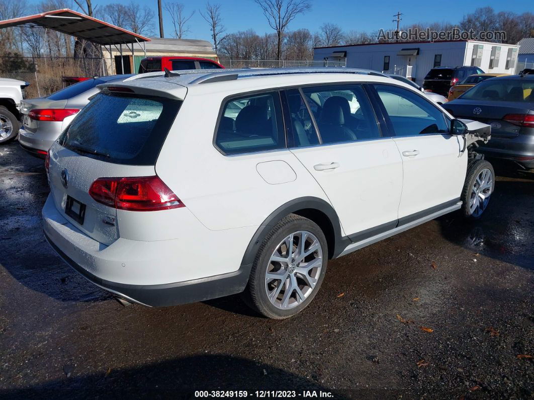 2017 Volkswagen Golf Alltrack Tsi Sel White vin: 3VWH17AU3HM506650