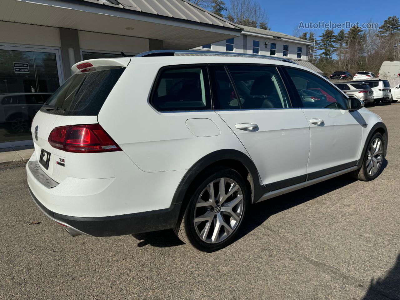 2017 Volkswagen Golf Alltrack S White vin: 3VWH17AU3HM529071