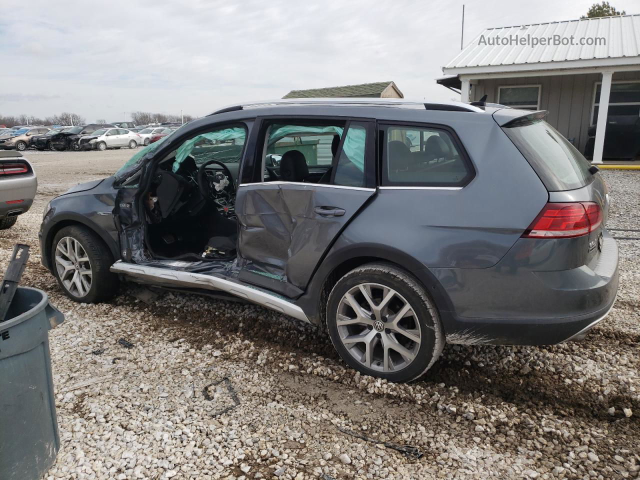 2019 Volkswagen Golf Alltrack S Gray vin: 3VWH17AU3KM502119