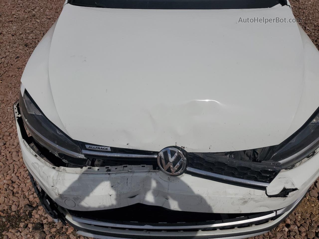 2019 Volkswagen Golf Alltrack S Белый vin: 3VWH17AU3KM510219