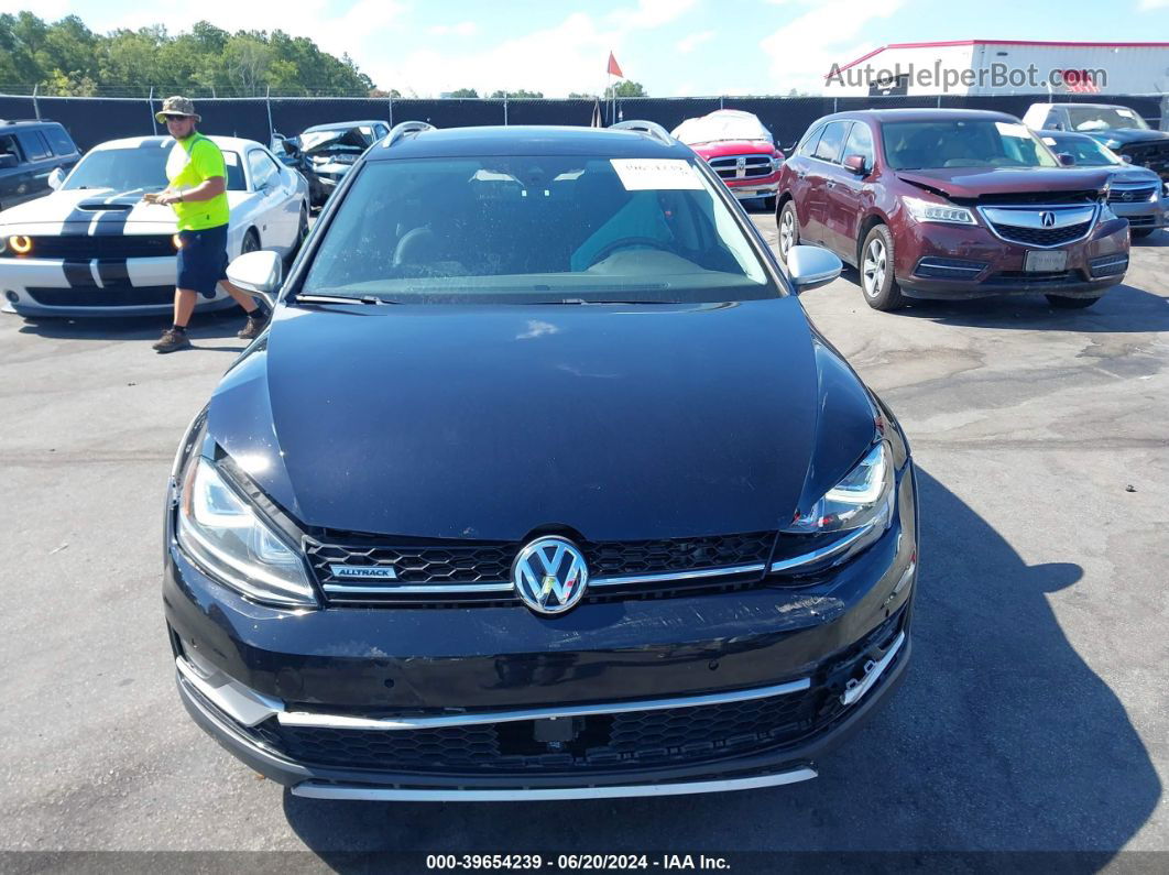 2017 Volkswagen Golf Alltrack Tsi Sel Черный vin: 3VWH17AU4HM506642