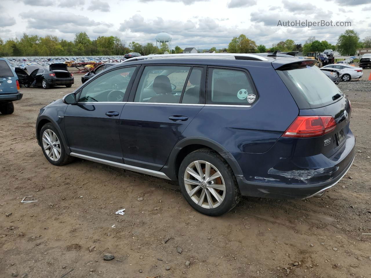 2017 Volkswagen Golf Alltrack S Blue vin: 3VWH17AU4HM542122