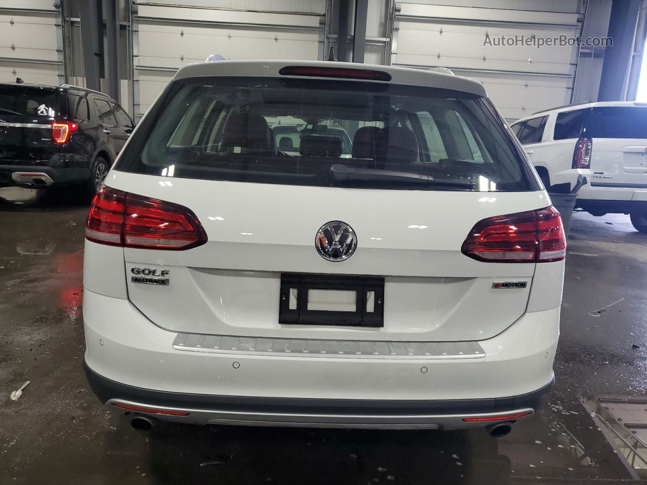 2019 Volkswagen Golf Alltrack S White vin: 3VWH17AU4KM522878