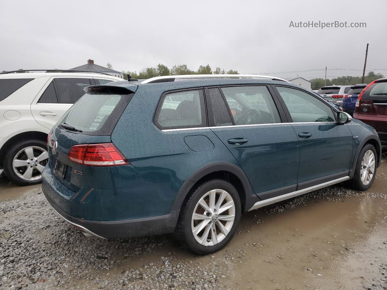 2019 Volkswagen Golf Alltrack S Green vin: 3VWH17AU5KM505894