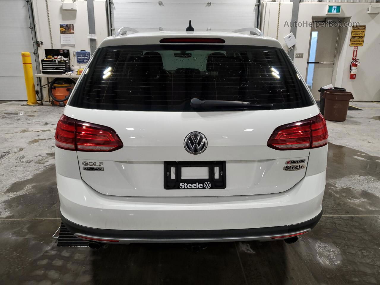 2019 Volkswagen Golf Alltrack S White vin: 3VWH17AU5KM524977