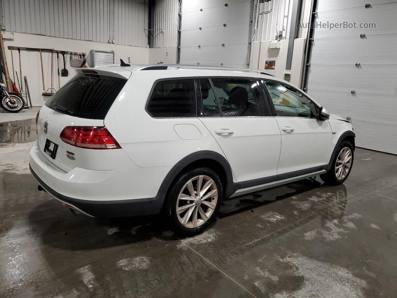 2019 Volkswagen Golf Alltrack S White vin: 3VWH17AU5KM524977