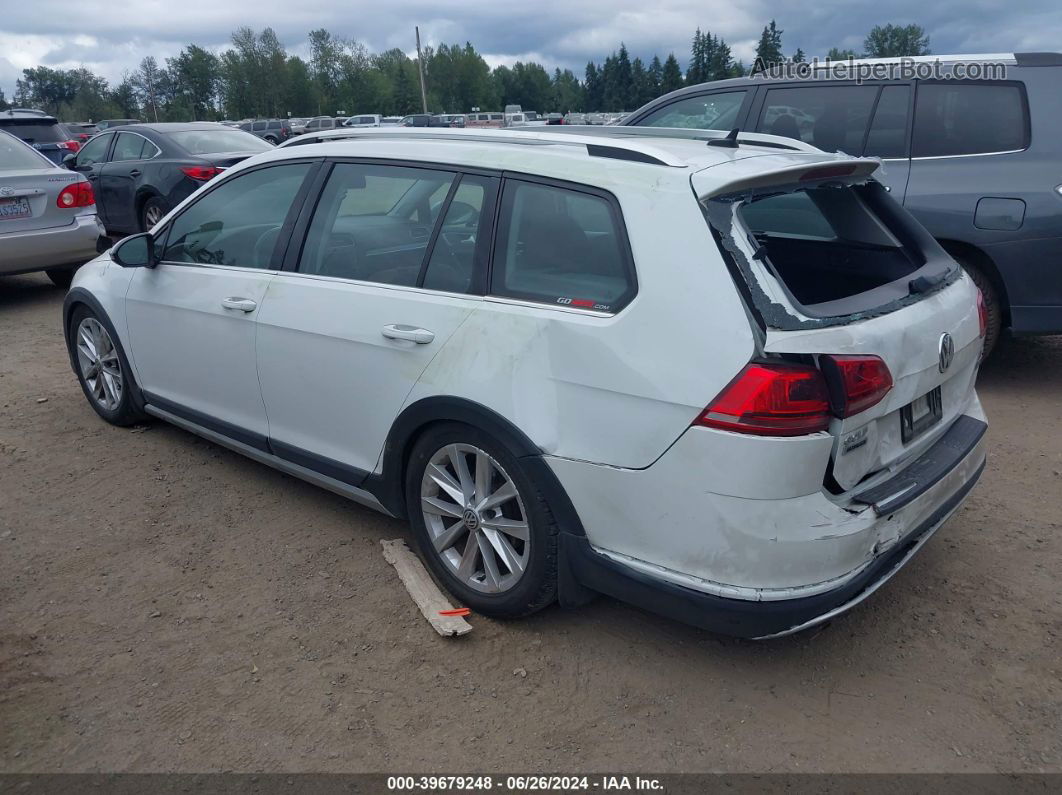 2017 Volkswagen Golf Alltrack Tsi S/tsi Se/tsi Sel White vin: 3VWH17AU6HM519750