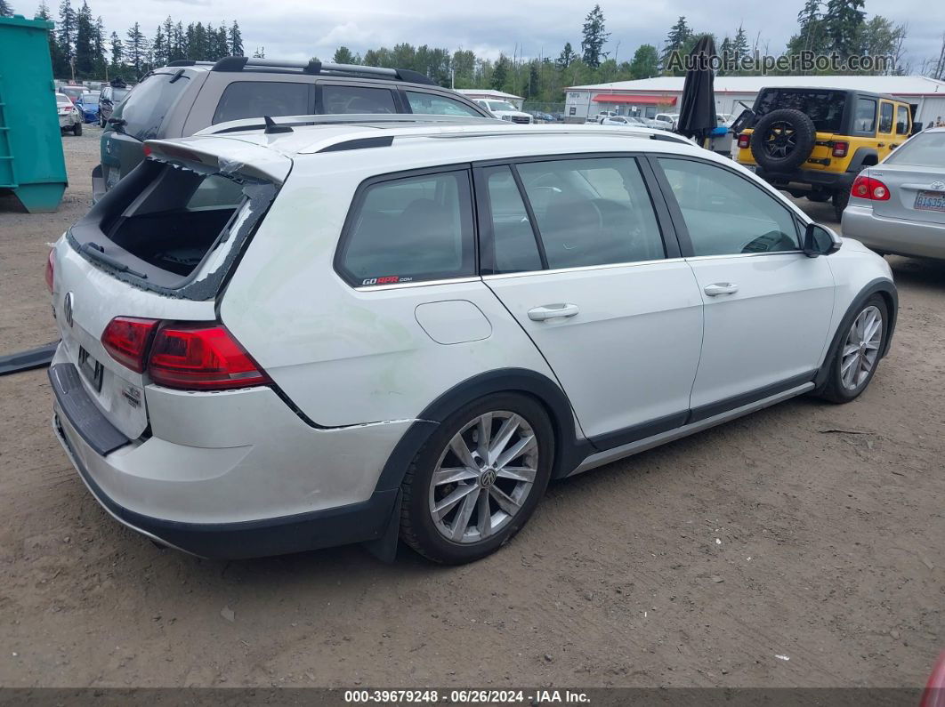 2017 Volkswagen Golf Alltrack Tsi S/tsi Se/tsi Sel White vin: 3VWH17AU6HM519750