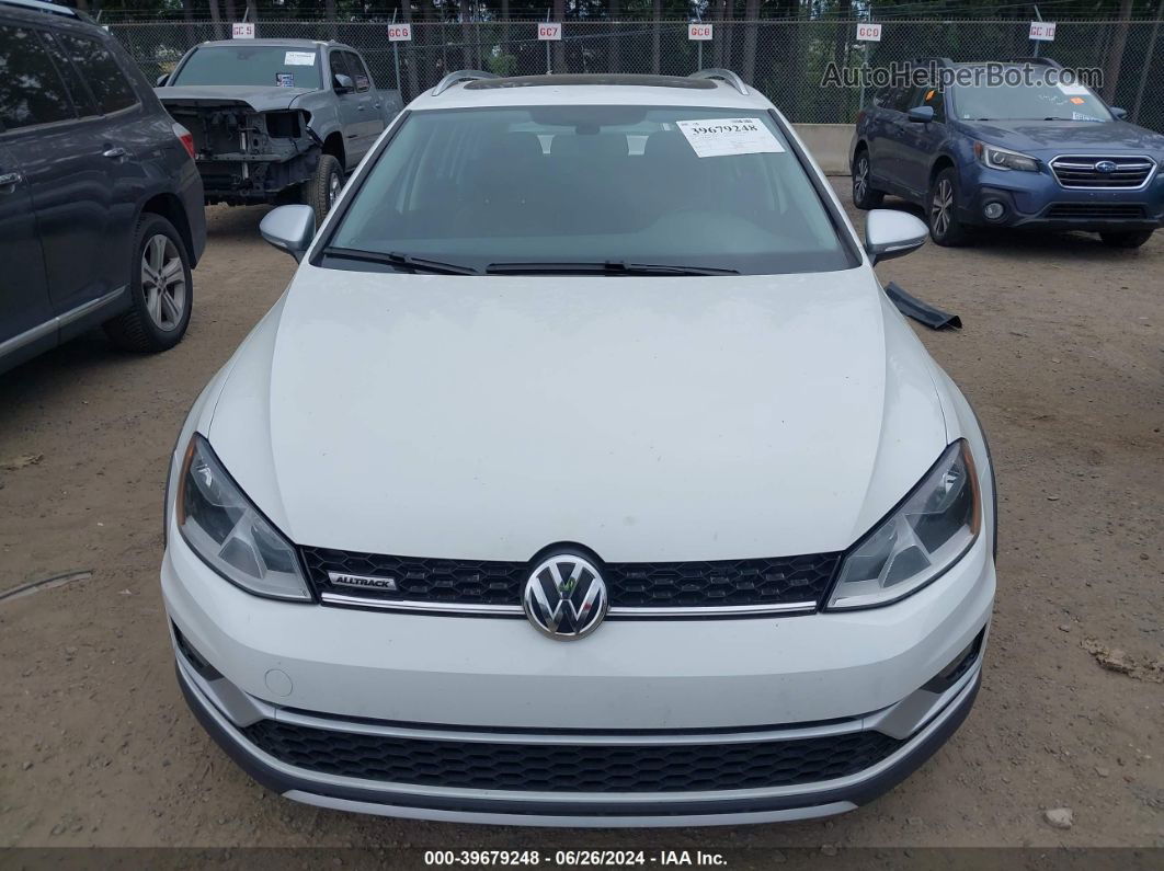 2017 Volkswagen Golf Alltrack Tsi S/tsi Se/tsi Sel White vin: 3VWH17AU6HM519750