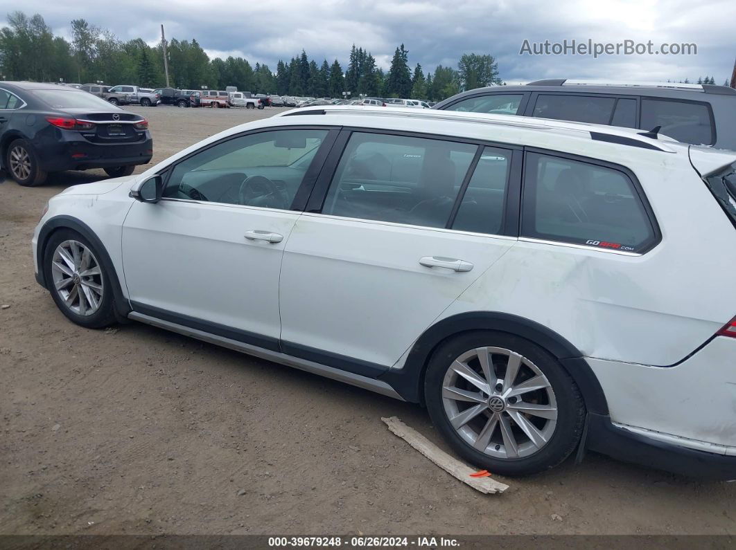 2017 Volkswagen Golf Alltrack Tsi S/tsi Se/tsi Sel White vin: 3VWH17AU6HM519750