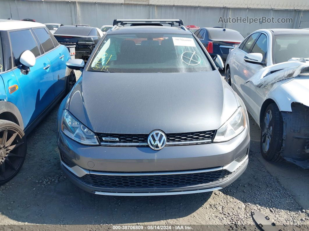 2017 Volkswagen Golf Alltrack Tsi S/tsi Se/tsi Sel Gray vin: 3VWH17AU6HM520896