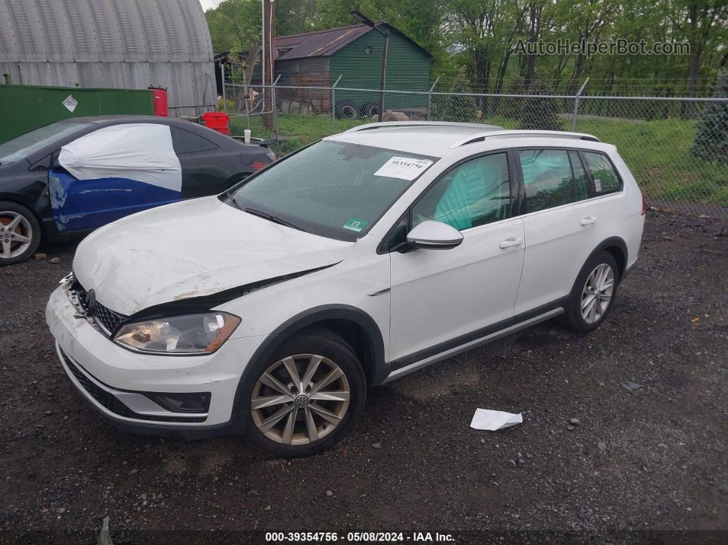 2017 Volkswagen Golf Alltrack Tsi S/tsi Se/tsi Sel White vin: 3VWH17AU6HM525922