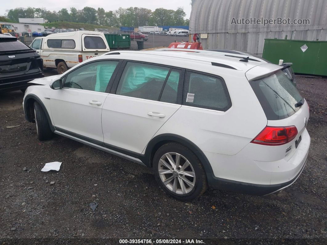 2017 Volkswagen Golf Alltrack Tsi S/tsi Se/tsi Sel White vin: 3VWH17AU6HM525922