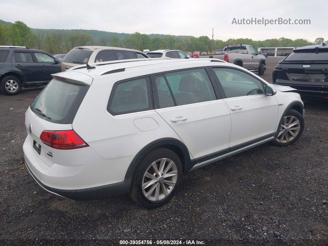 2017 Volkswagen Golf Alltrack Tsi S/tsi Se/tsi Sel White vin: 3VWH17AU6HM525922