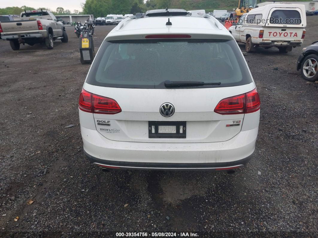 2017 Volkswagen Golf Alltrack Tsi S/tsi Se/tsi Sel White vin: 3VWH17AU6HM525922