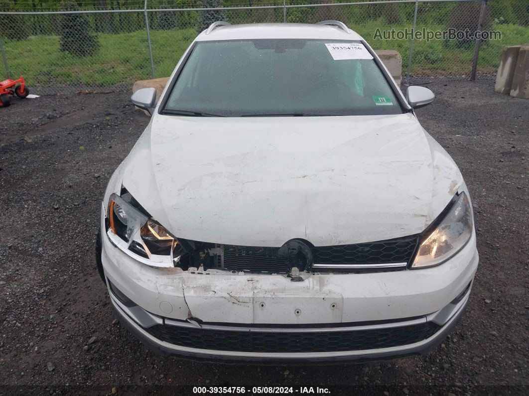 2017 Volkswagen Golf Alltrack Tsi S/tsi Se/tsi Sel White vin: 3VWH17AU6HM525922