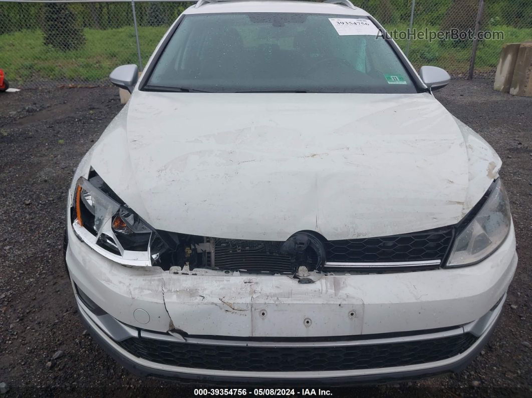 2017 Volkswagen Golf Alltrack Tsi S/tsi Se/tsi Sel White vin: 3VWH17AU6HM525922