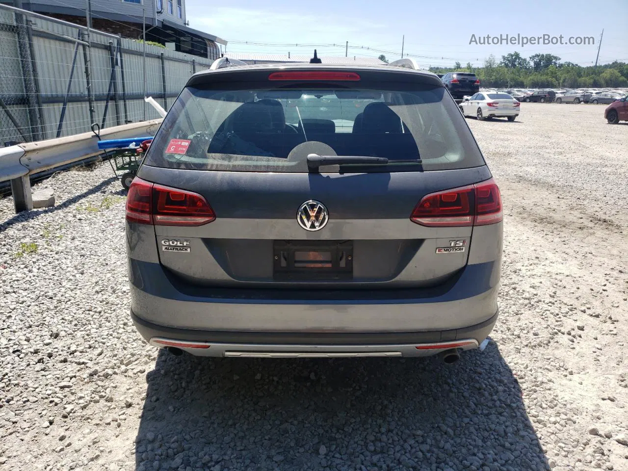 2017 Volkswagen Golf Alltrack S Серый vin: 3VWH17AU7HM511754