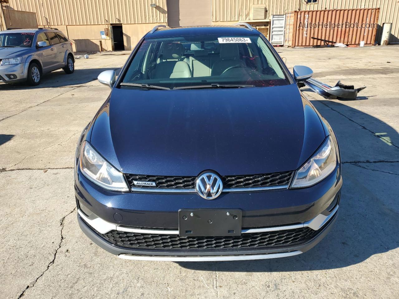 2017 Volkswagen Golf Alltrack S Blue vin: 3VWH17AU7HM528652