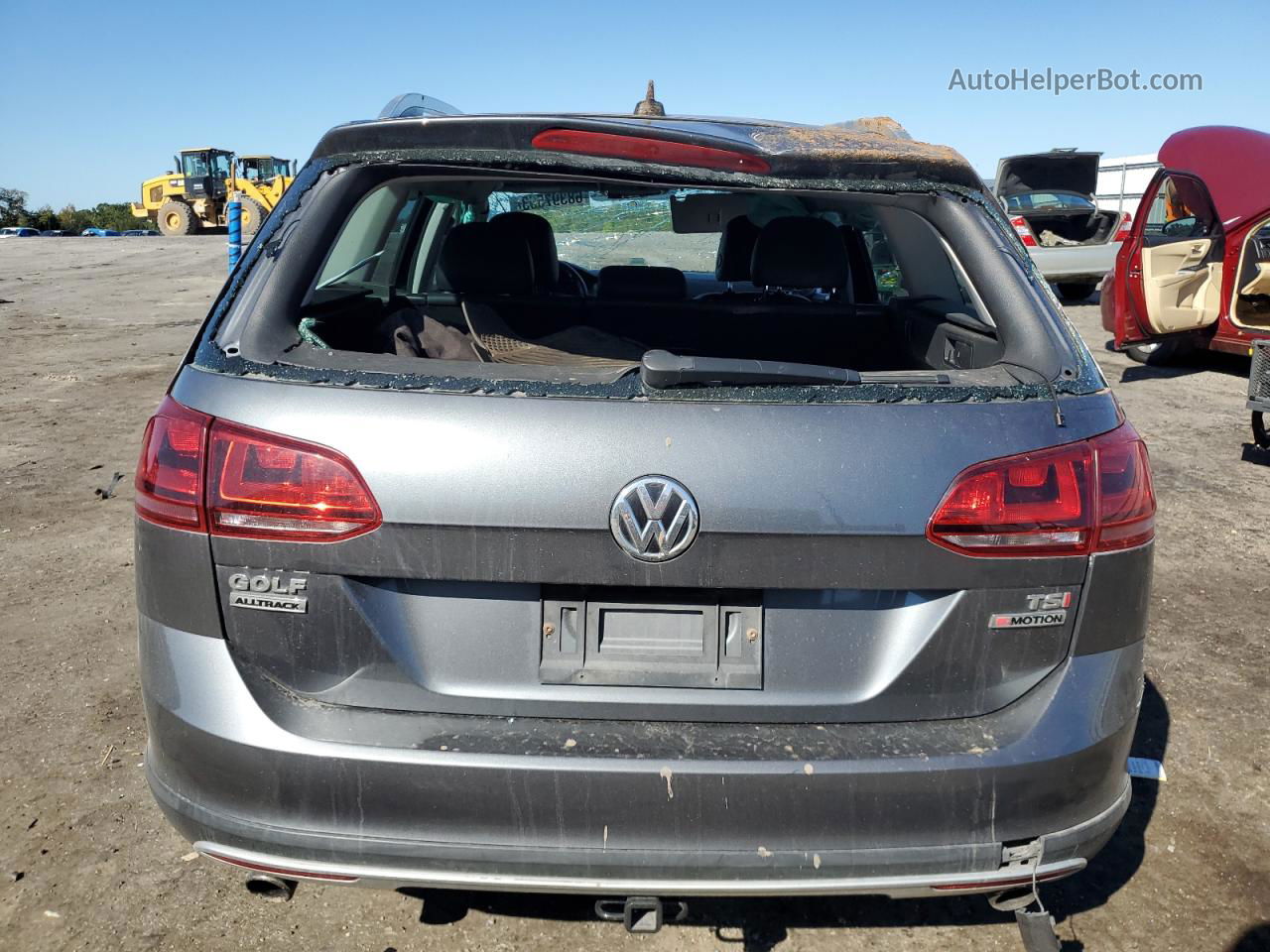 2017 Volkswagen Golf Alltrack S Gray vin: 3VWH17AU7HM532457