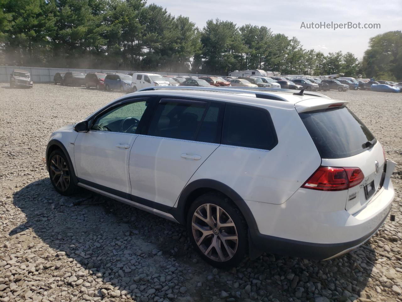 2017 Volkswagen Golf Alltrack S White vin: 3VWH17AU7HM537884