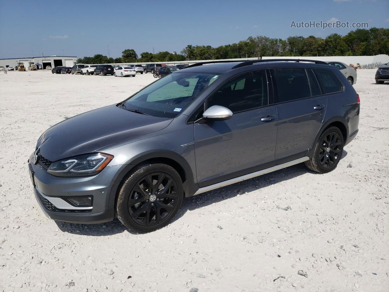 2019 Volkswagen Golf Alltrack S Серый vin: 3VWH17AU7KM505427