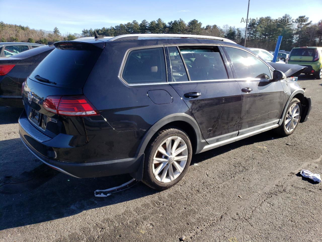 2019 Volkswagen Golf Alltrack S Black vin: 3VWH17AU7KM519859