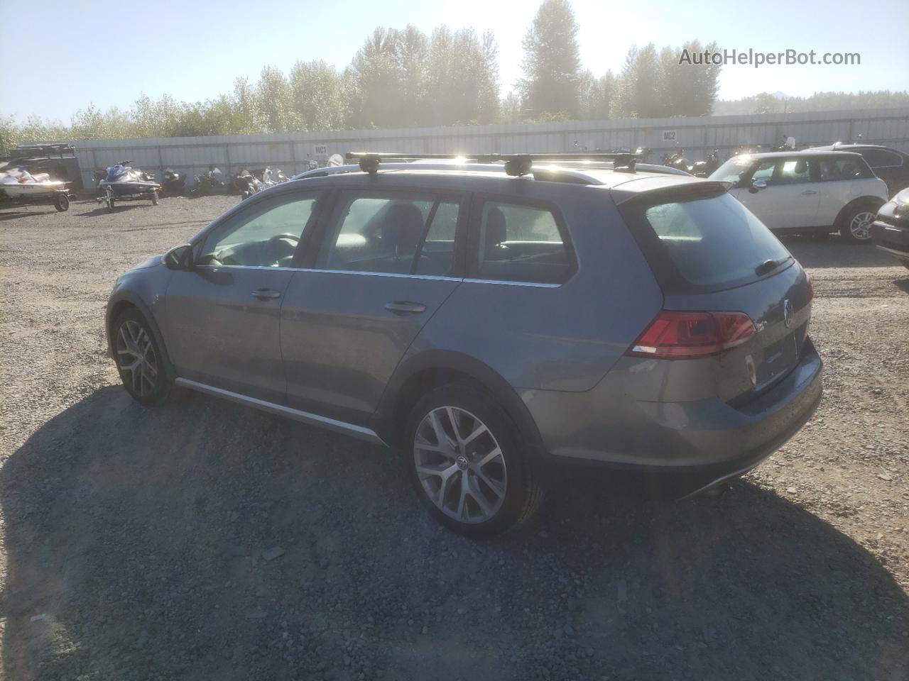 2017 Volkswagen Golf Alltrack S Gray vin: 3VWH17AU8HM521550