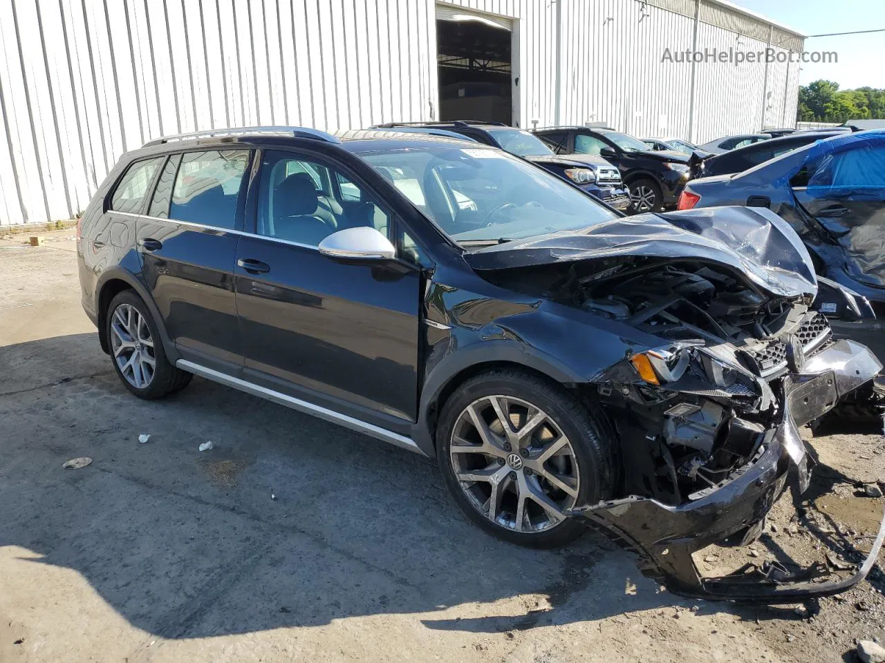 2017 Volkswagen Golf Alltrack S Gray vin: 3VWH17AU8HM525811