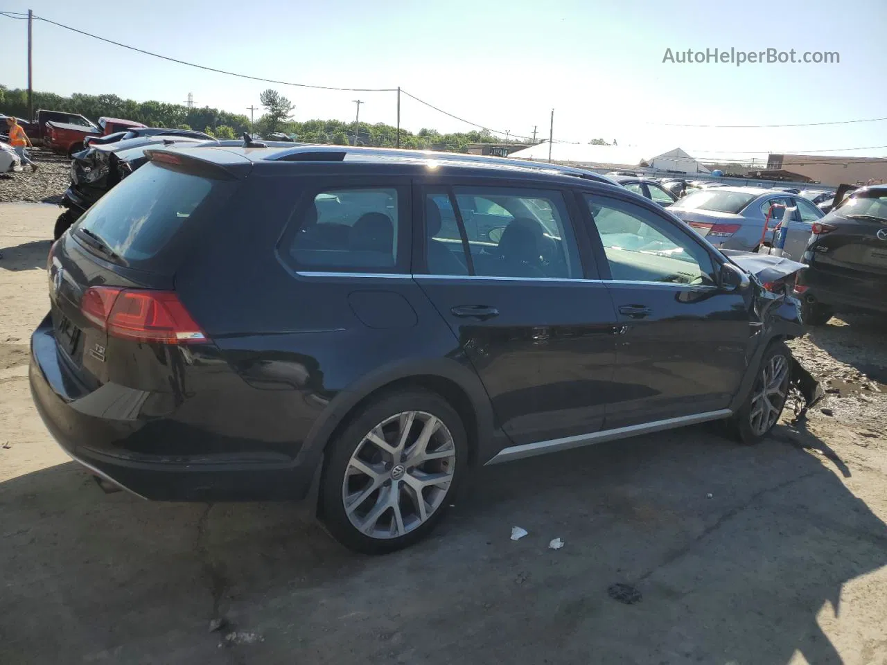 2017 Volkswagen Golf Alltrack S Gray vin: 3VWH17AU8HM525811