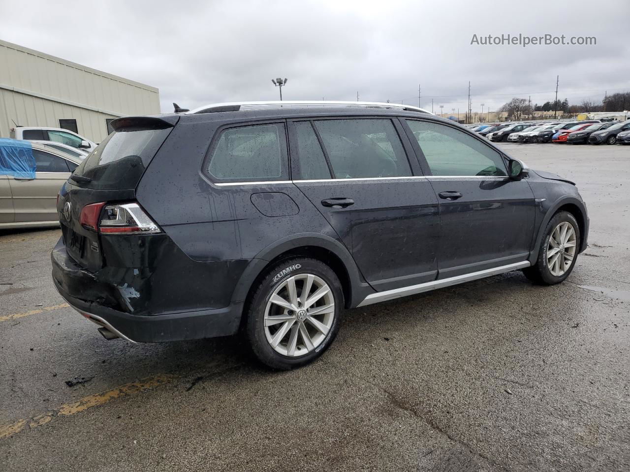 2017 Volkswagen Golf Alltrack S Black vin: 3VWH17AU8HM526554