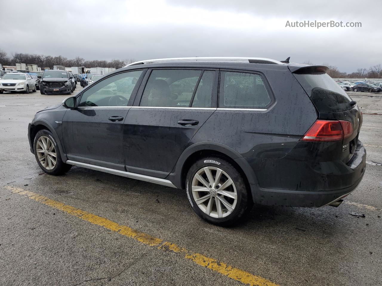 2017 Volkswagen Golf Alltrack S Black vin: 3VWH17AU8HM526554