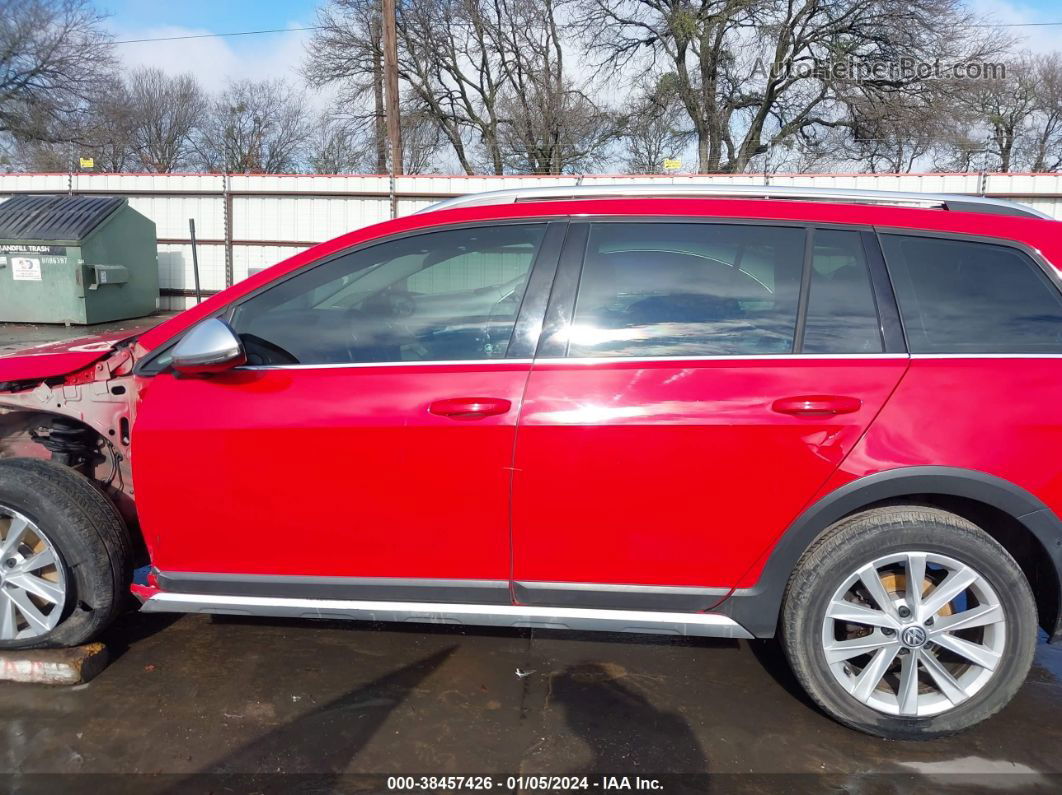 2017 Volkswagen Golf Alltrack Tsi S/tsi Se/tsi Sel Red vin: 3VWH17AU8HM530555