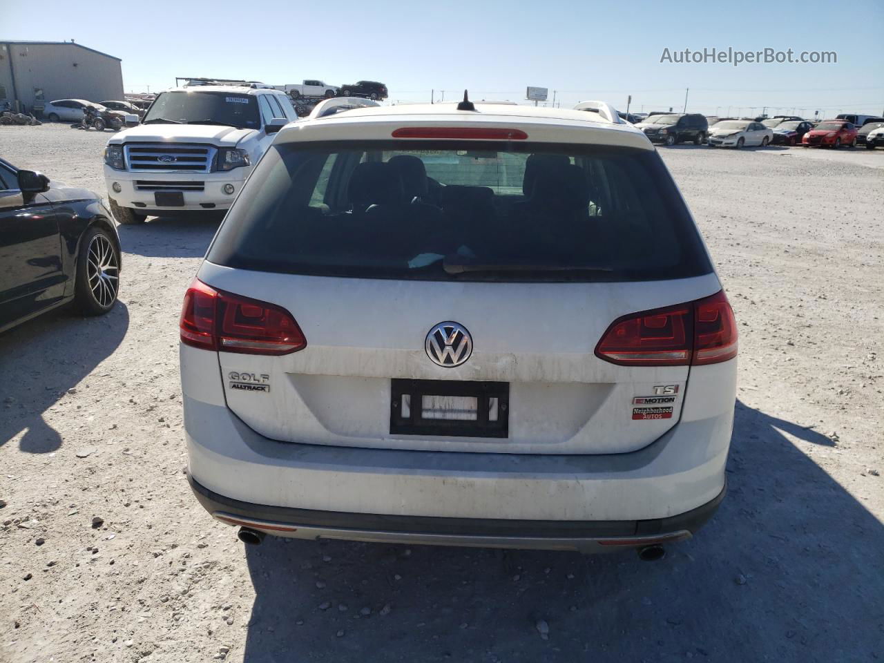 2017 Volkswagen Golf Alltrack S Белый vin: 3VWH17AU8HM530572