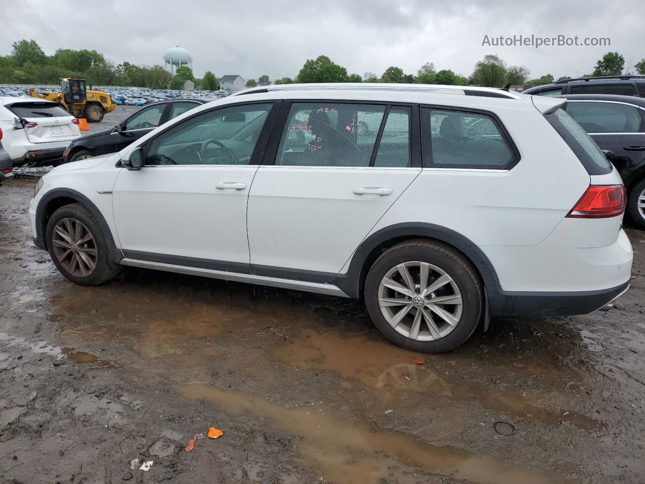 2017 Volkswagen Golf Alltrack S White vin: 3VWH17AU8HM543242