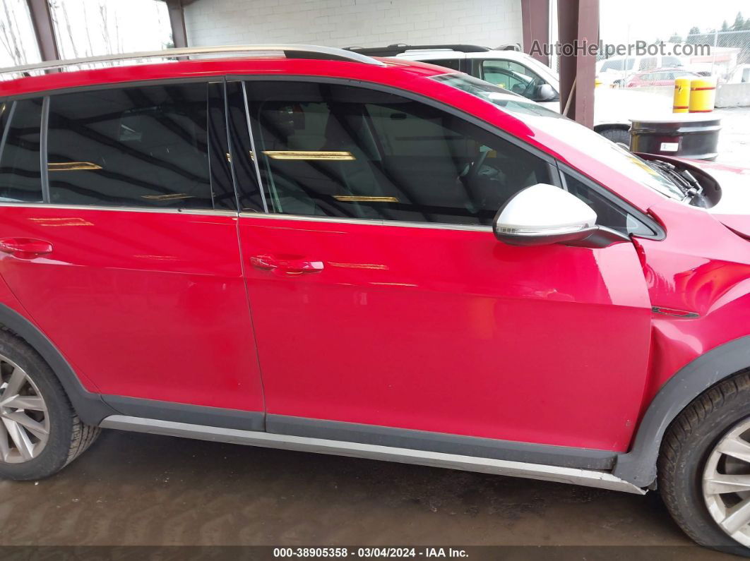 2019 Volkswagen Golf Alltrack Tsi S/tsi Se/tsi Sel Красный vin: 3VWH17AU8KM516730