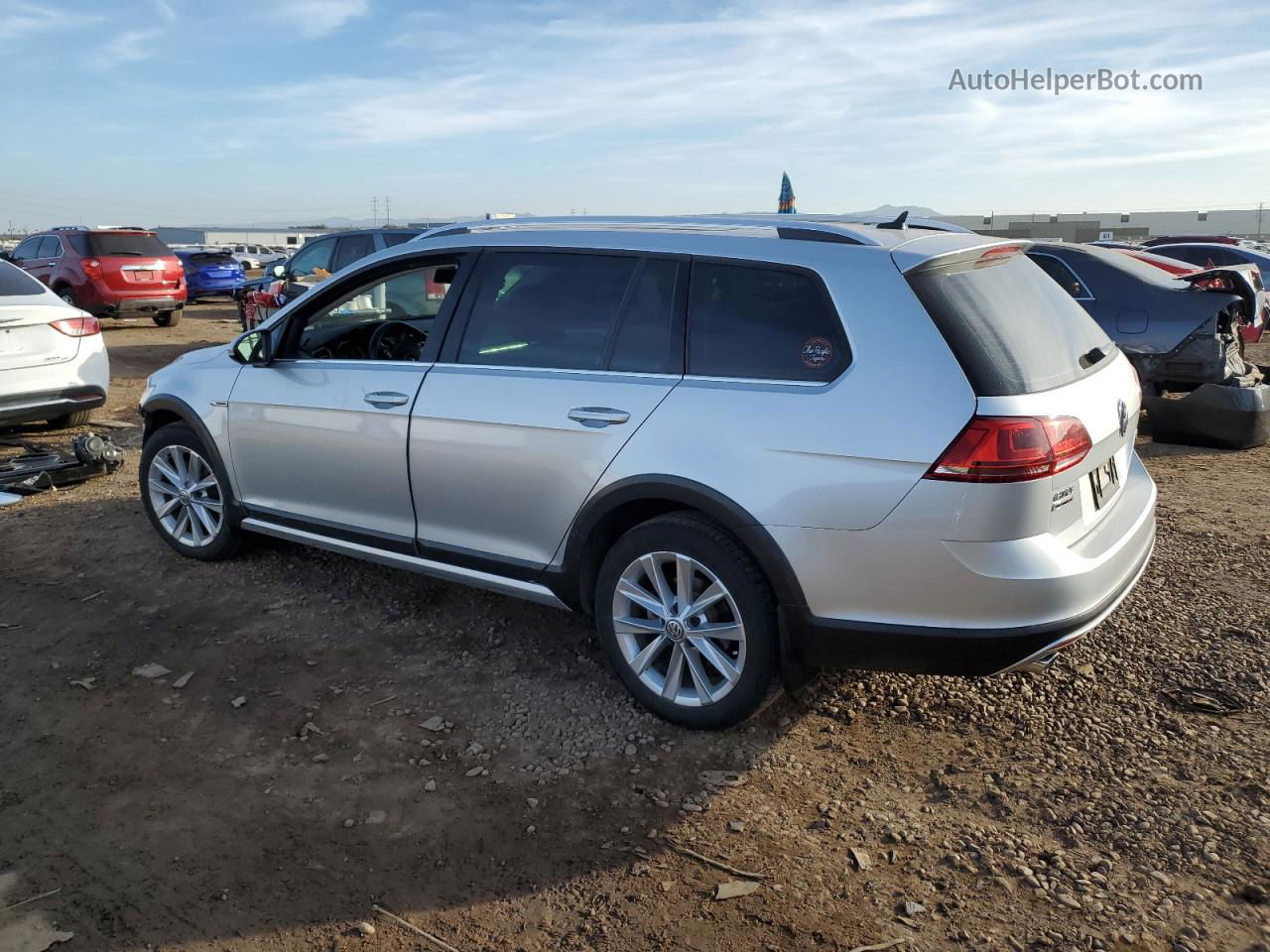 2017 Volkswagen Golf Alltrack S Silver vin: 3VWH17AU9HM519127