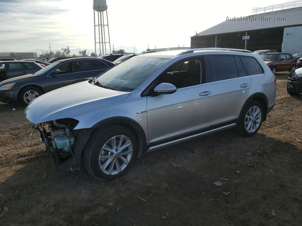 2017 Volkswagen Golf Alltrack S Silver vin: 3VWH17AU9HM519127