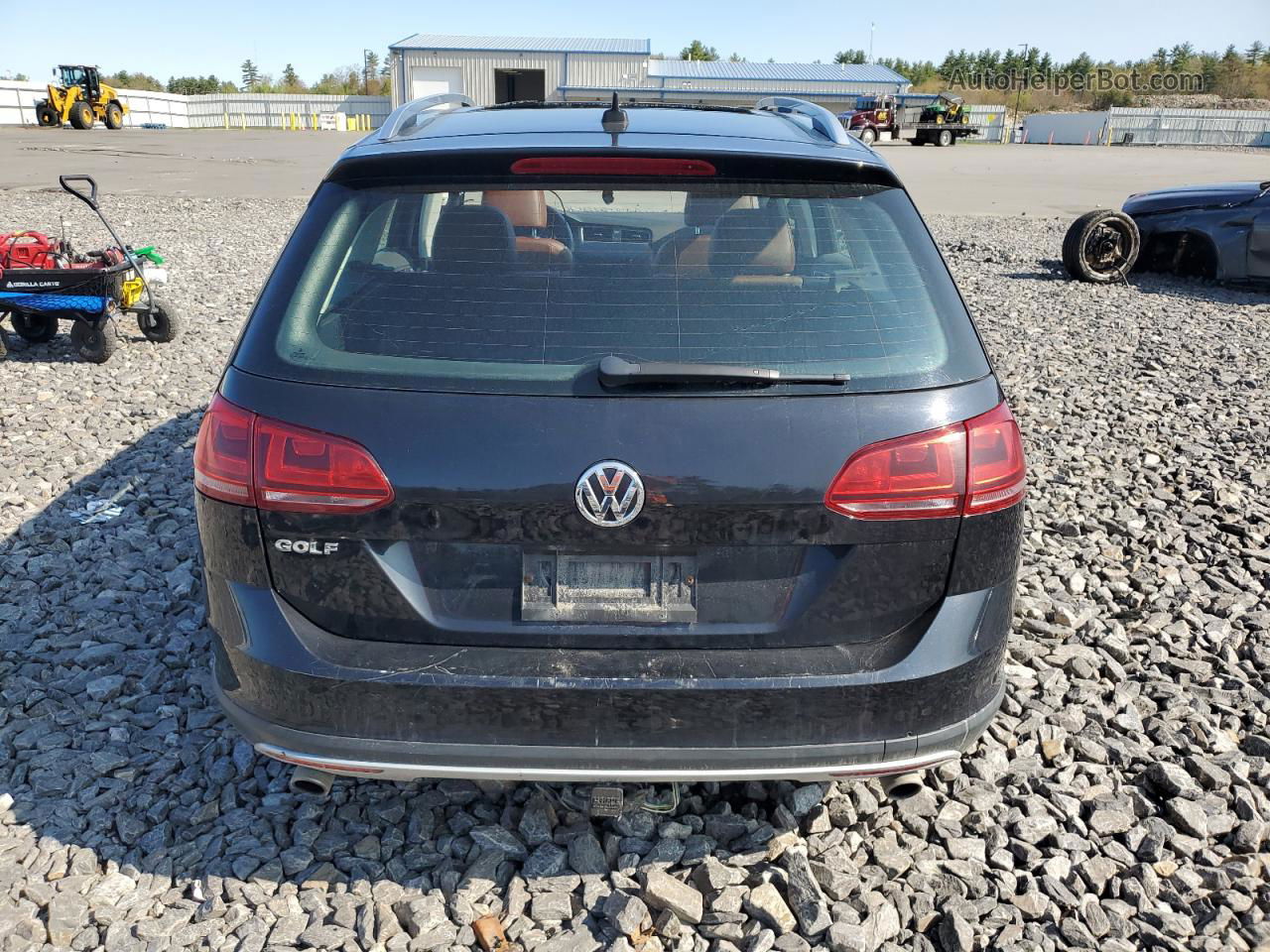 2017 Volkswagen Golf Alltrack S Black vin: 3VWH17AU9HM521394