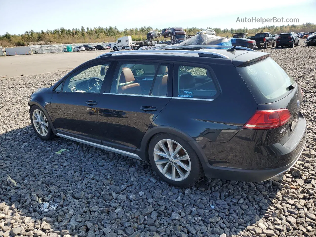 2017 Volkswagen Golf Alltrack S Black vin: 3VWH17AU9HM521394