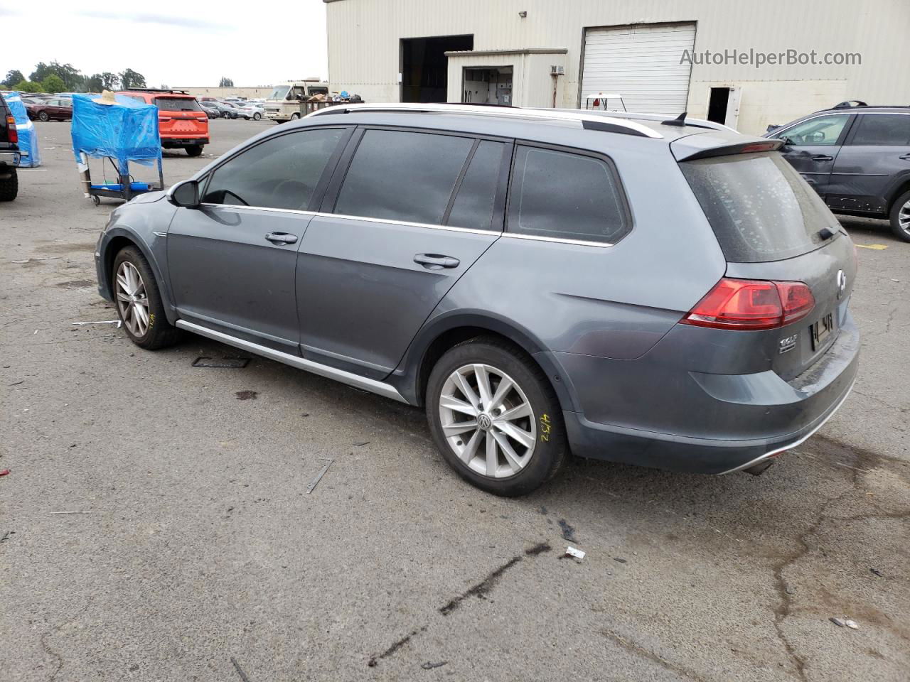 2017 Volkswagen Golf Alltrack S Серый vin: 3VWH17AU9HM526210