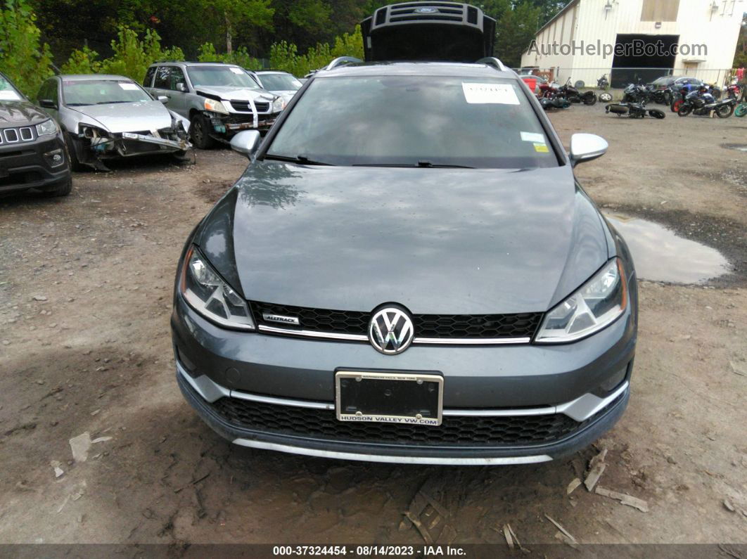 2017 Volkswagen Golf Alltrack S/se/sel Gray vin: 3VWH17AU9HM528250