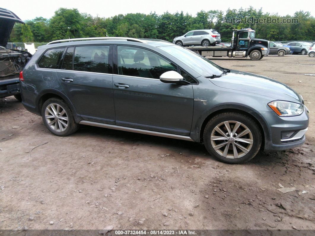 2017 Volkswagen Golf Alltrack S/se/sel Gray vin: 3VWH17AU9HM528250