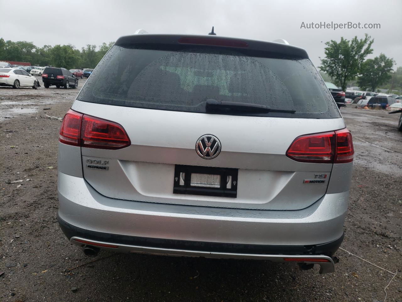 2017 Volkswagen Golf Alltrack S Серебряный vin: 3VWH17AU9HM529690