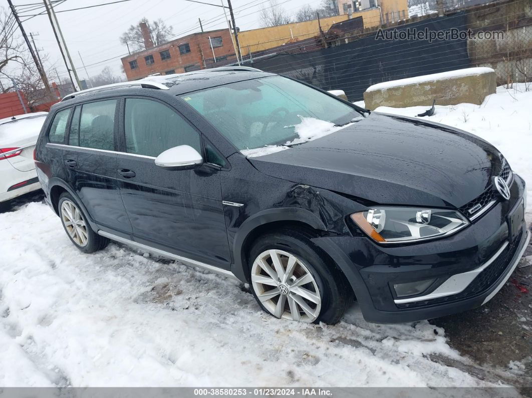 2017 Volkswagen Golf Alltrack   Black vin: 3VWH17AUXHM526538