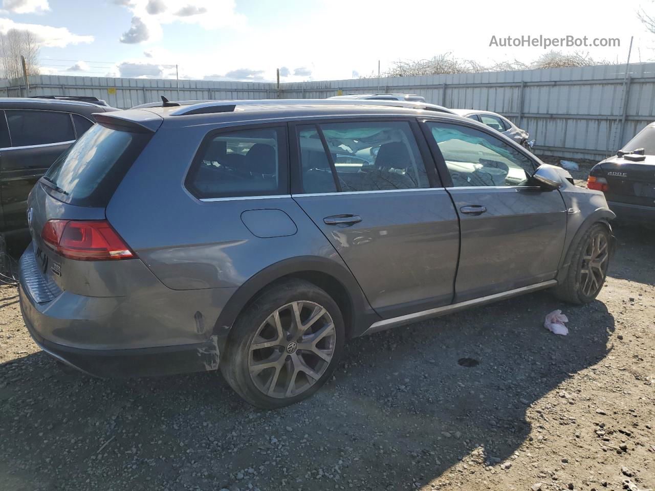 2017 Volkswagen Golf Alltrack S Gray vin: 3VWH17AUXHM531142